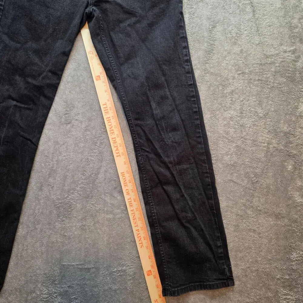 Levi's 559 Jeans Mens 32x34 Black Dark Wash Relaxed Fit Straight Leg Denim